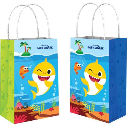 Baby Shark Craft Loot Bags - Click Image to Close